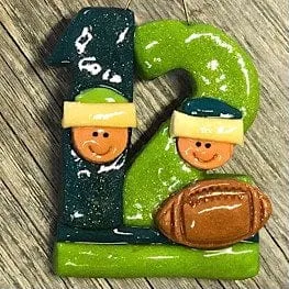 12th Man Family Seahawks Christmas Ornament