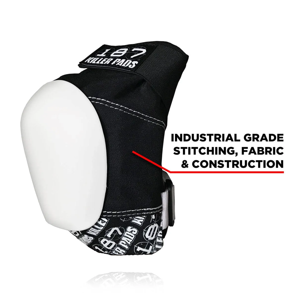 187 Pro Knee Pads White/Black