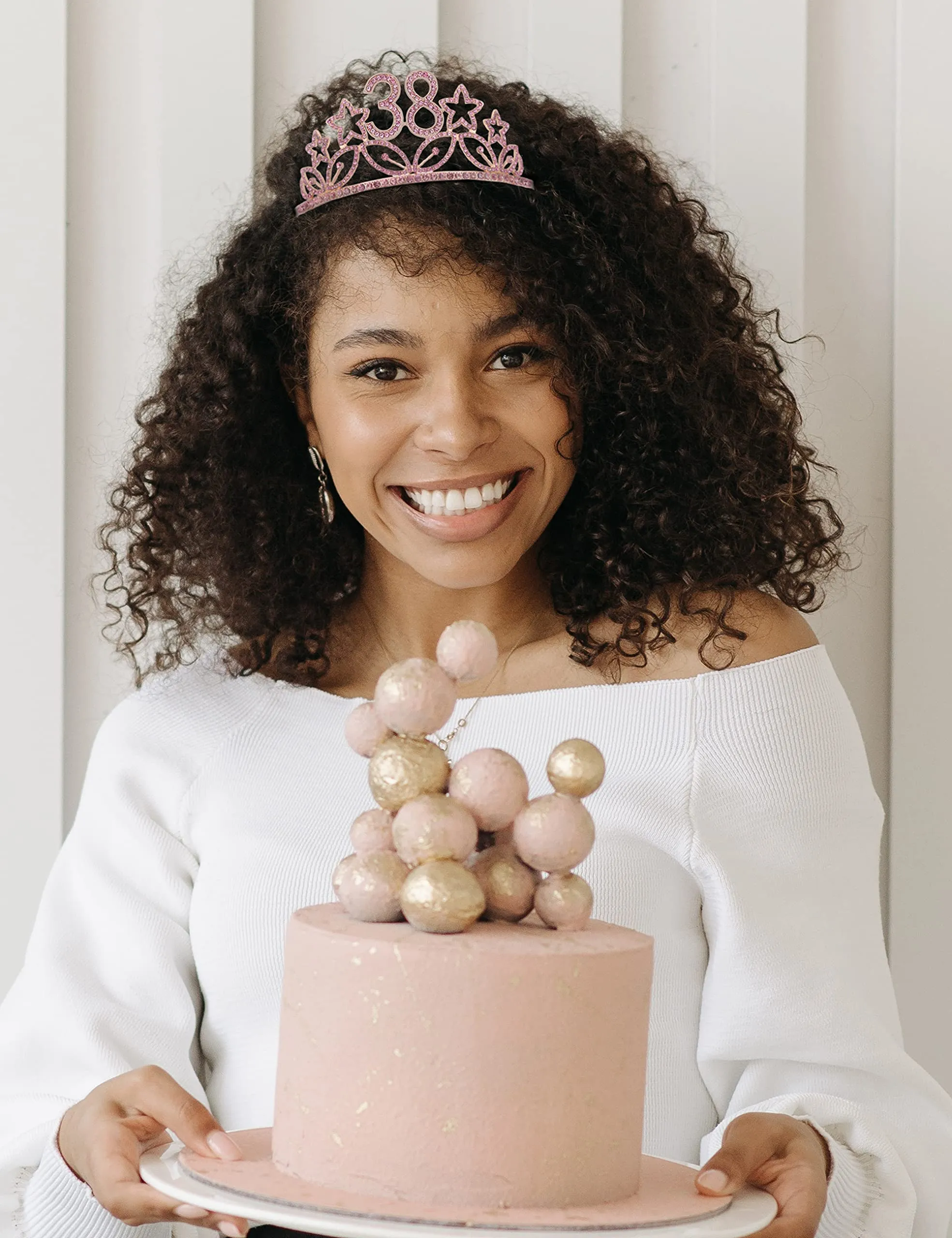 38th Birthday Gifts for Women, 38th Birthday Crown and Sash for Women, 38th Birthday