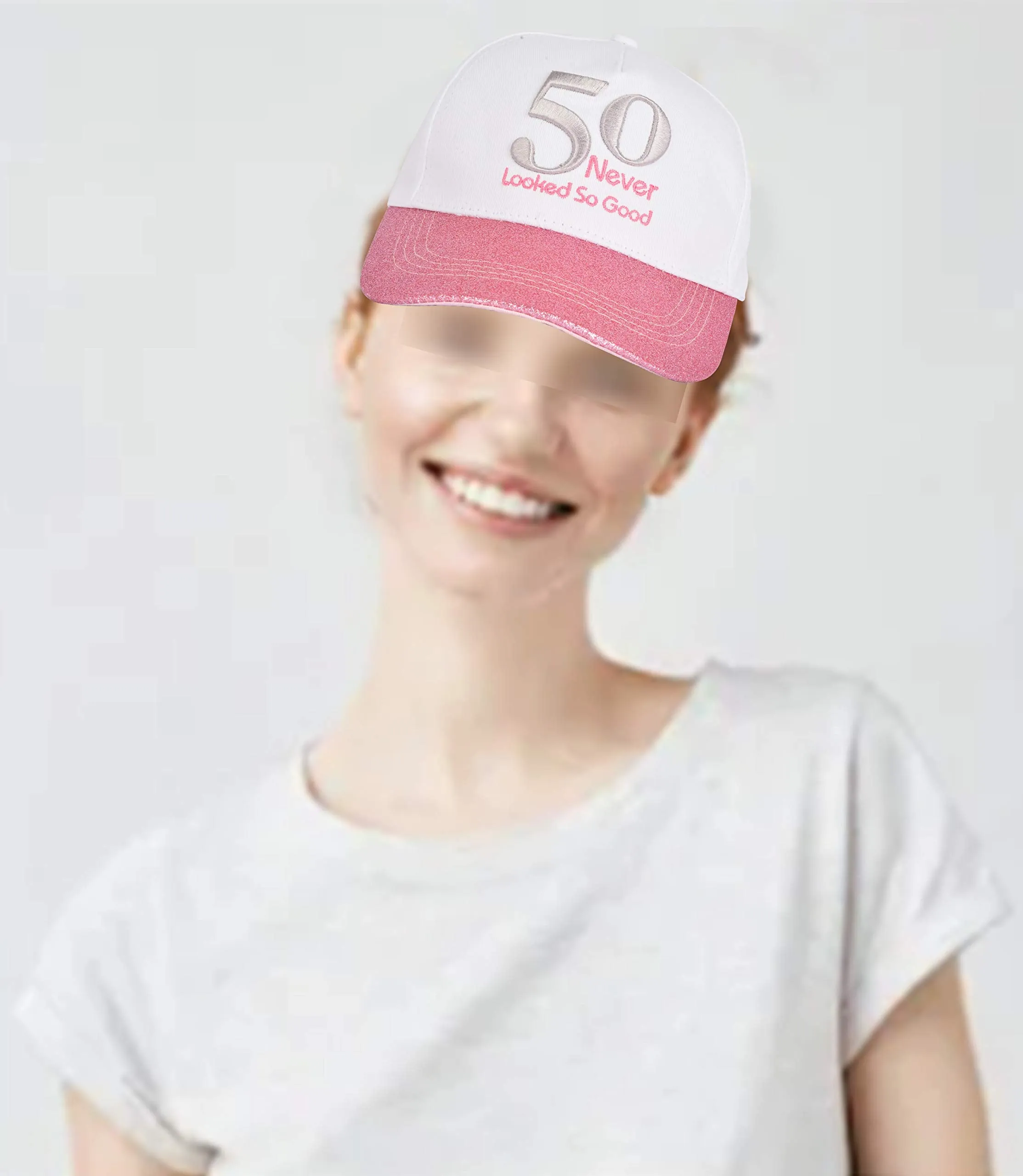 50th Birthday Gifts for Women, 50th Birthday Sash and Hat for Women, 50th Birthday