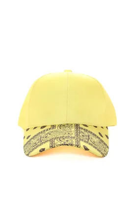 Bandana Brim Dad Hat - Yellow