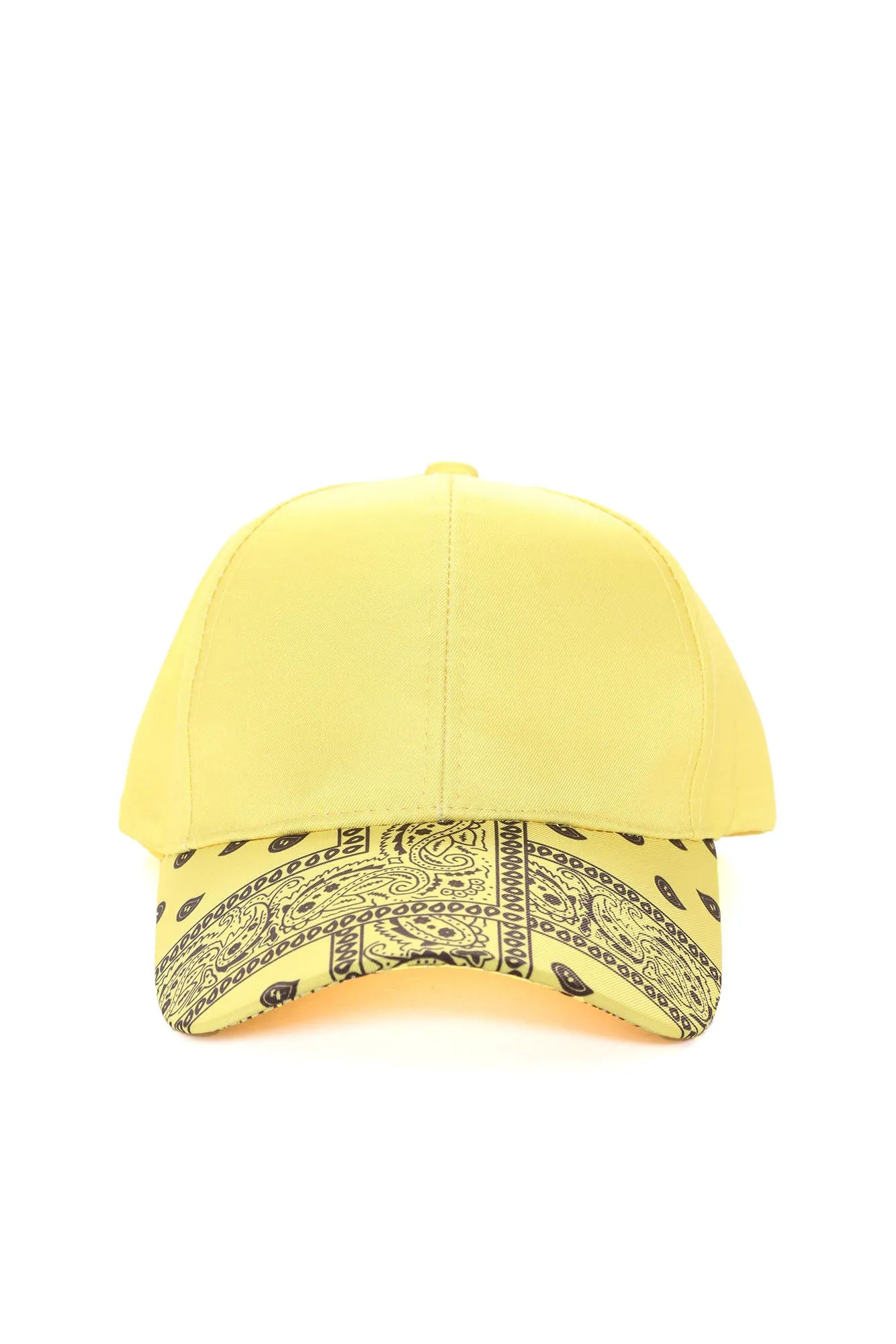 Bandana Brim Dad Hat - Yellow