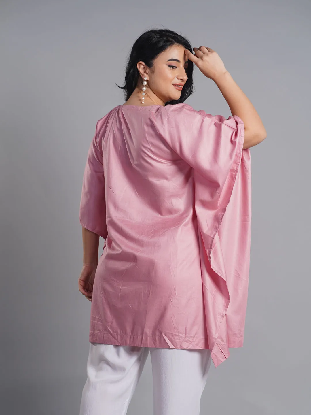 Blush Rayon Kaftan - Florid