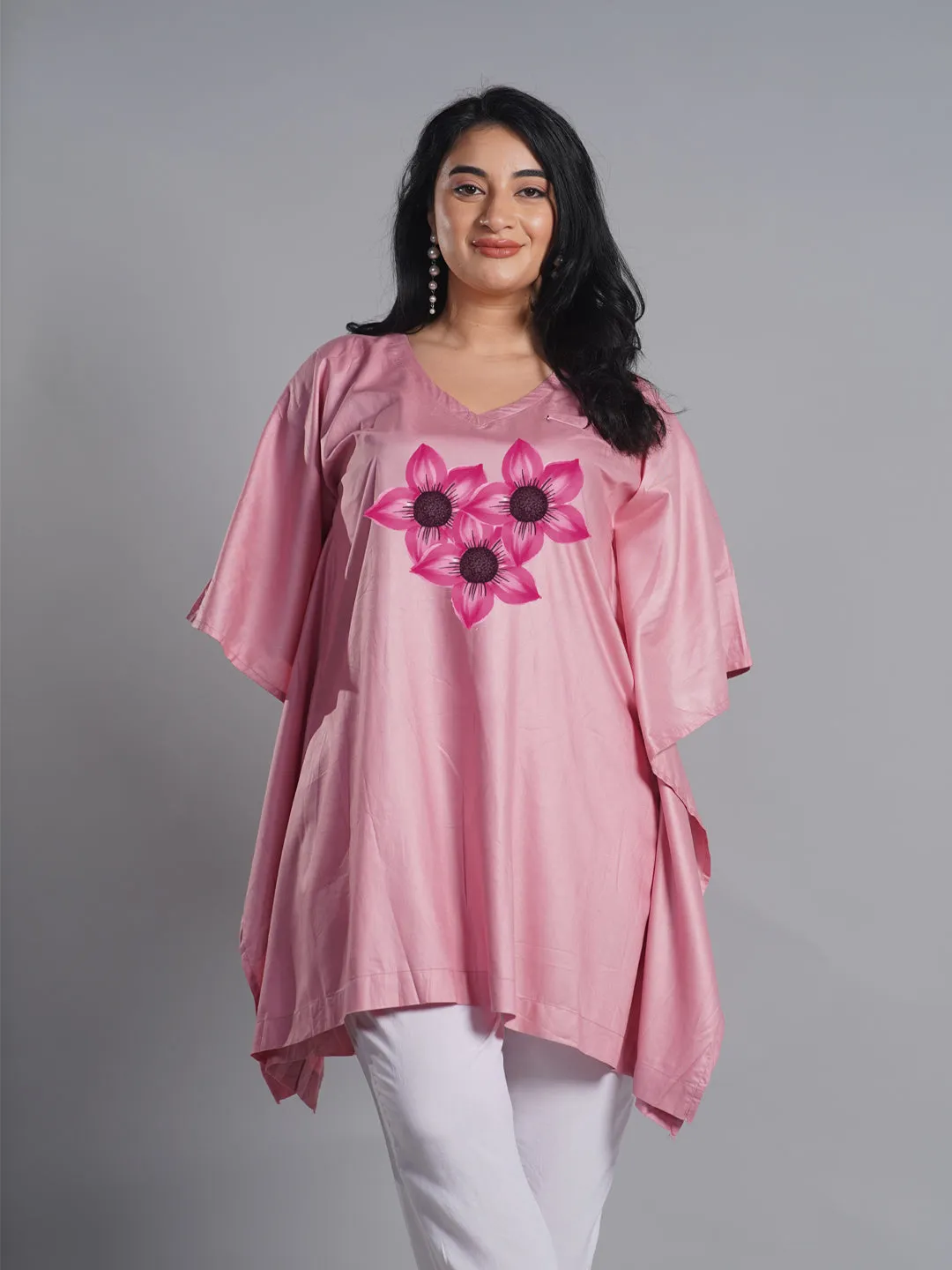 Blush Rayon Kaftan - Florid