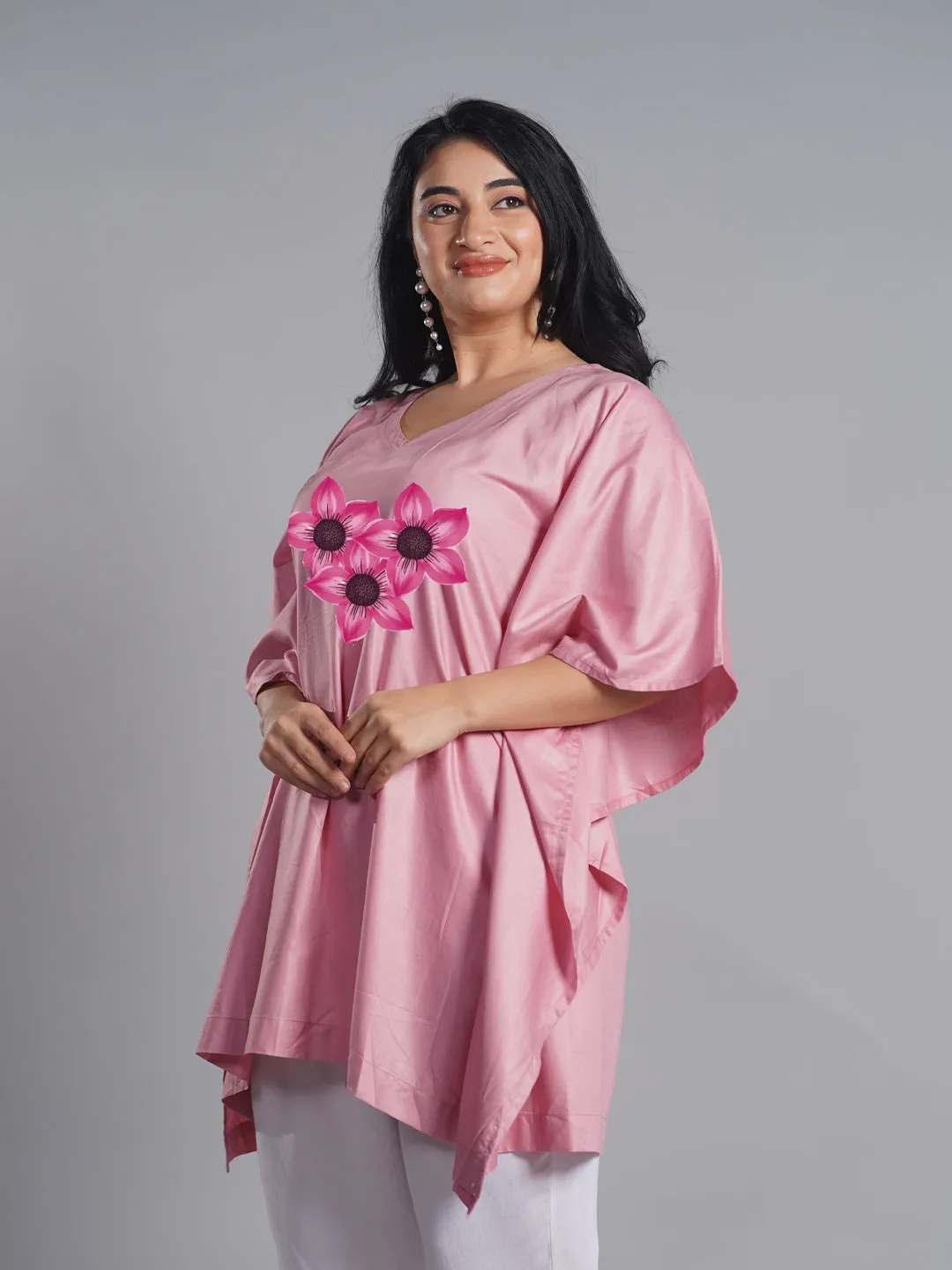 Blush Rayon Kaftan - Florid