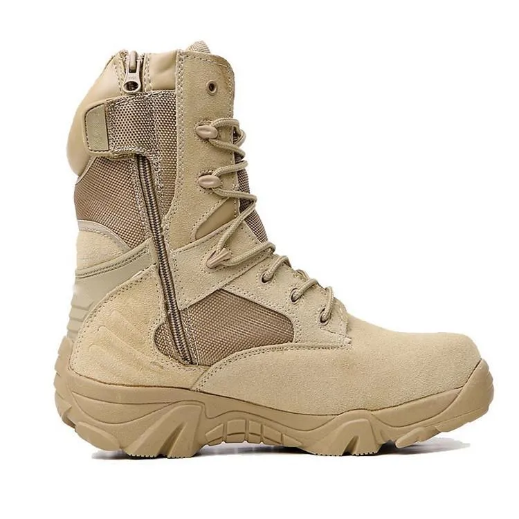 Camouflage Men Work Boots/Tactical Military Heavy Duty Ankle Boots Men