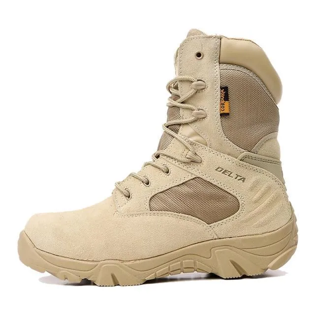 Camouflage Men Work Boots/Tactical Military Heavy Duty Ankle Boots Men