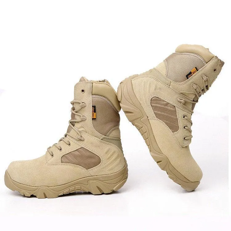 Camouflage Men Work Boots/Tactical Military Heavy Duty Ankle Boots Men