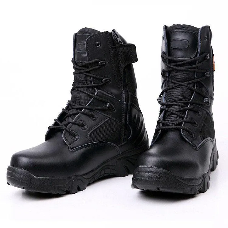 Camouflage Men Work Boots/Tactical Military Heavy Duty Ankle Boots Men