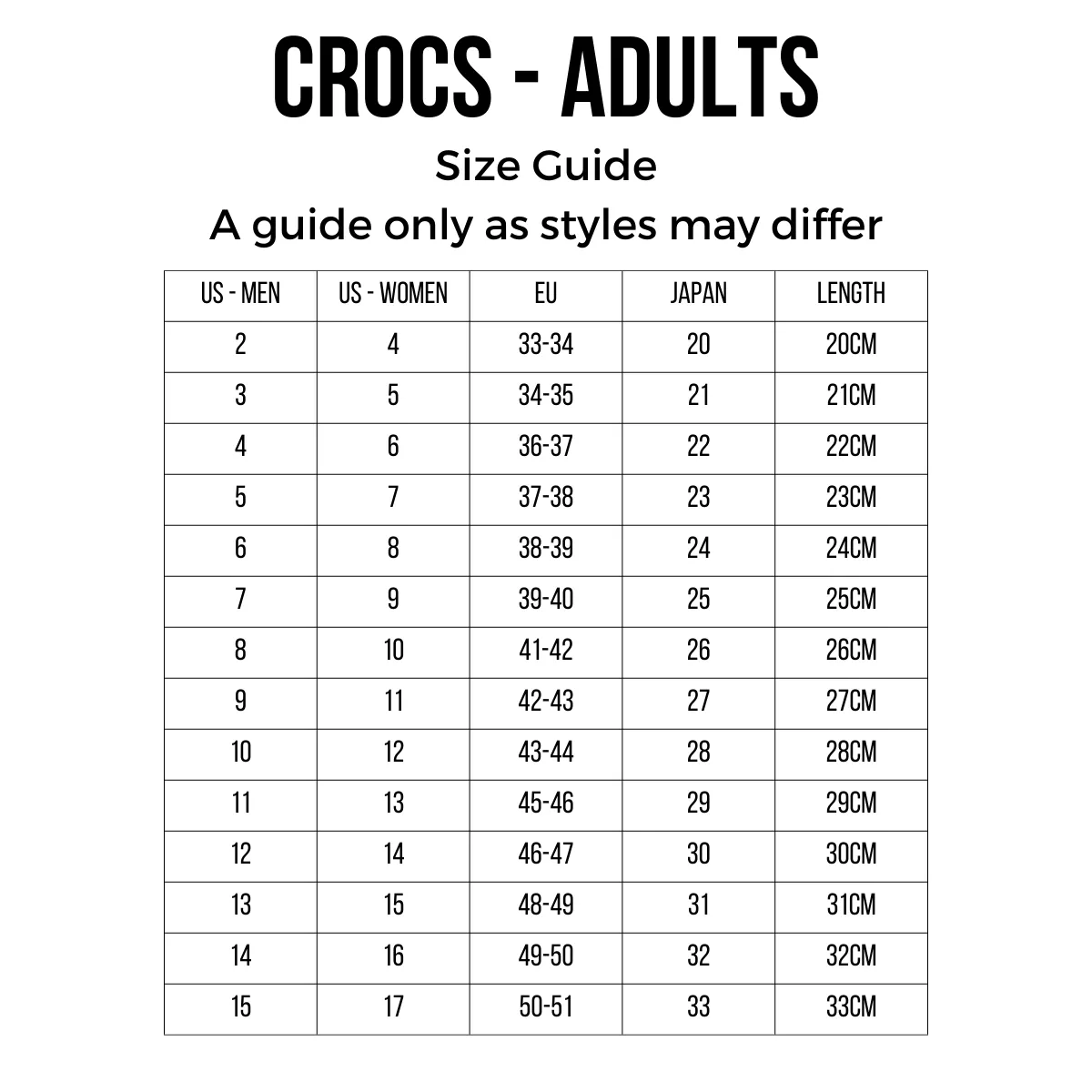 Crocs - Classic Marbled Clog Black white Adults