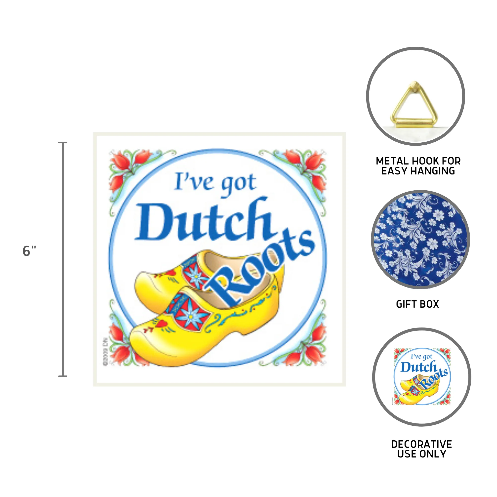 Decorative Wall Plaque Got Dutch Roots