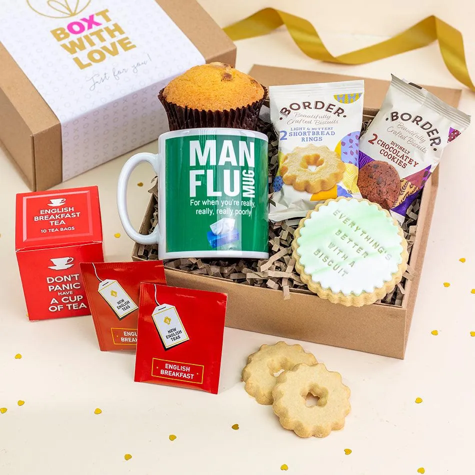 Get Well Gift for Him - Man Flu Gift Box