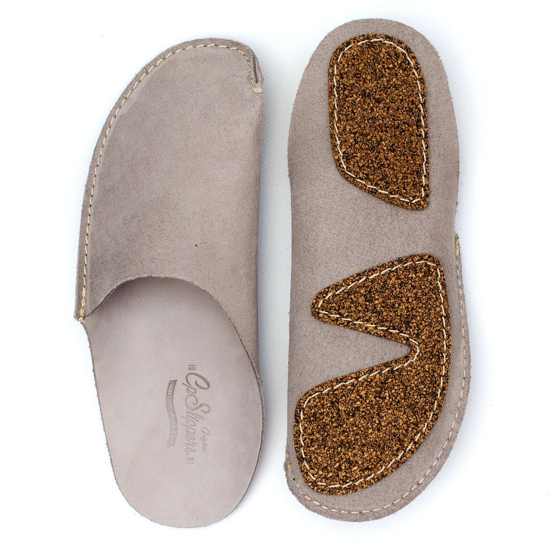 Gray CP Slippers Luxe