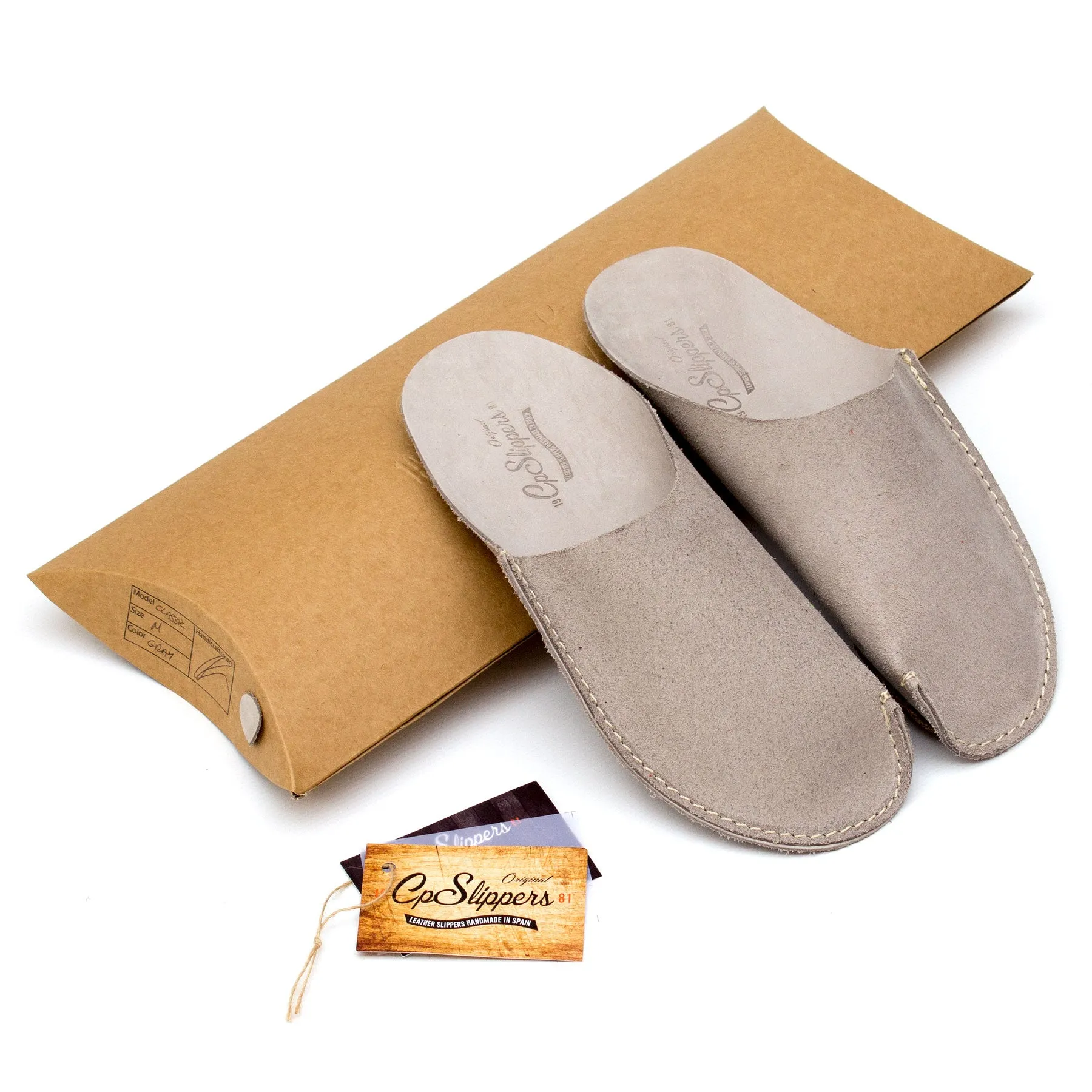 Gray CP Slippers Luxe