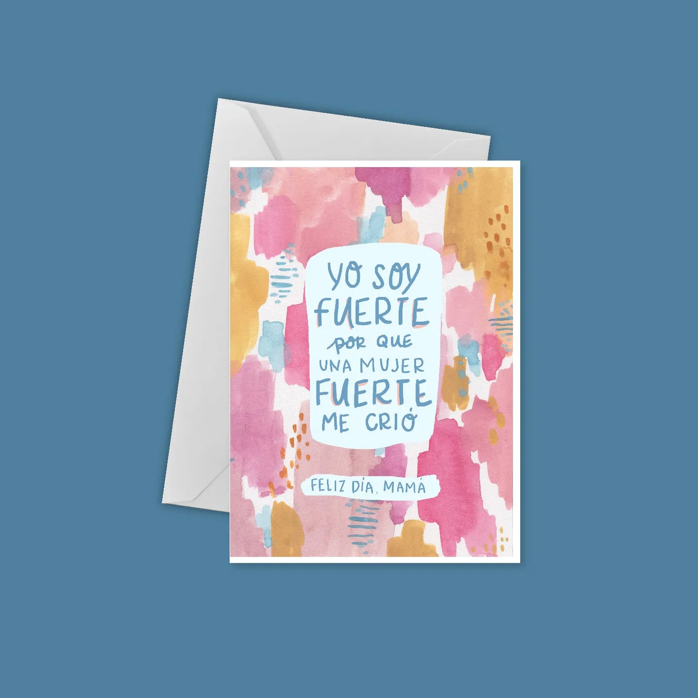 Greeting Card - Spanish - Mother's Day Dia de Las Madres Fuerte