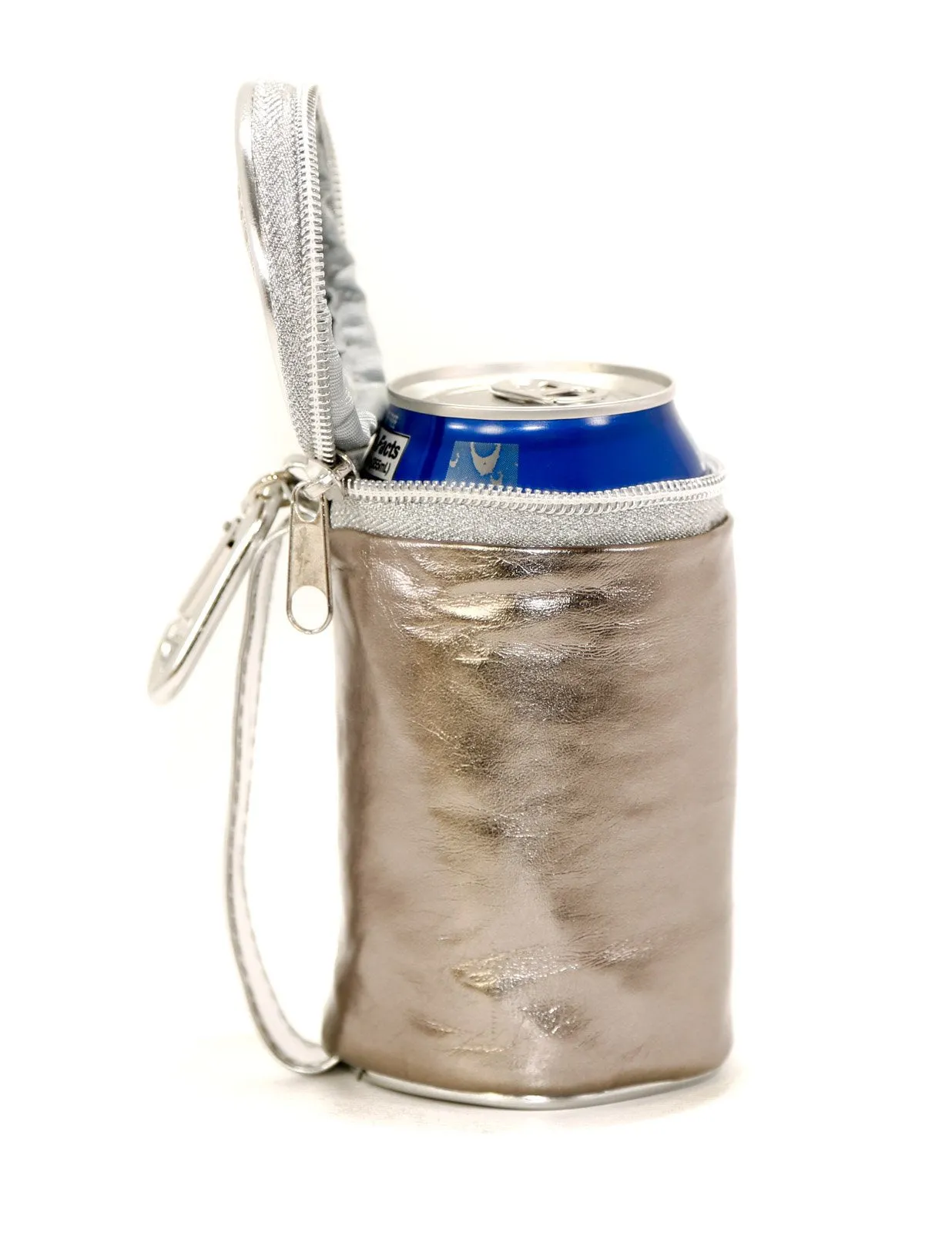 Koolzie | Insulated Can Cooler | METALLIC Pewter