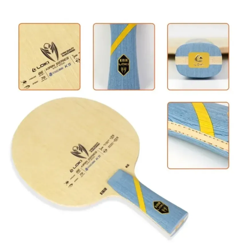 LOKI Kirin K5 Table Tennis 5 Ply Wood Blade ALL 