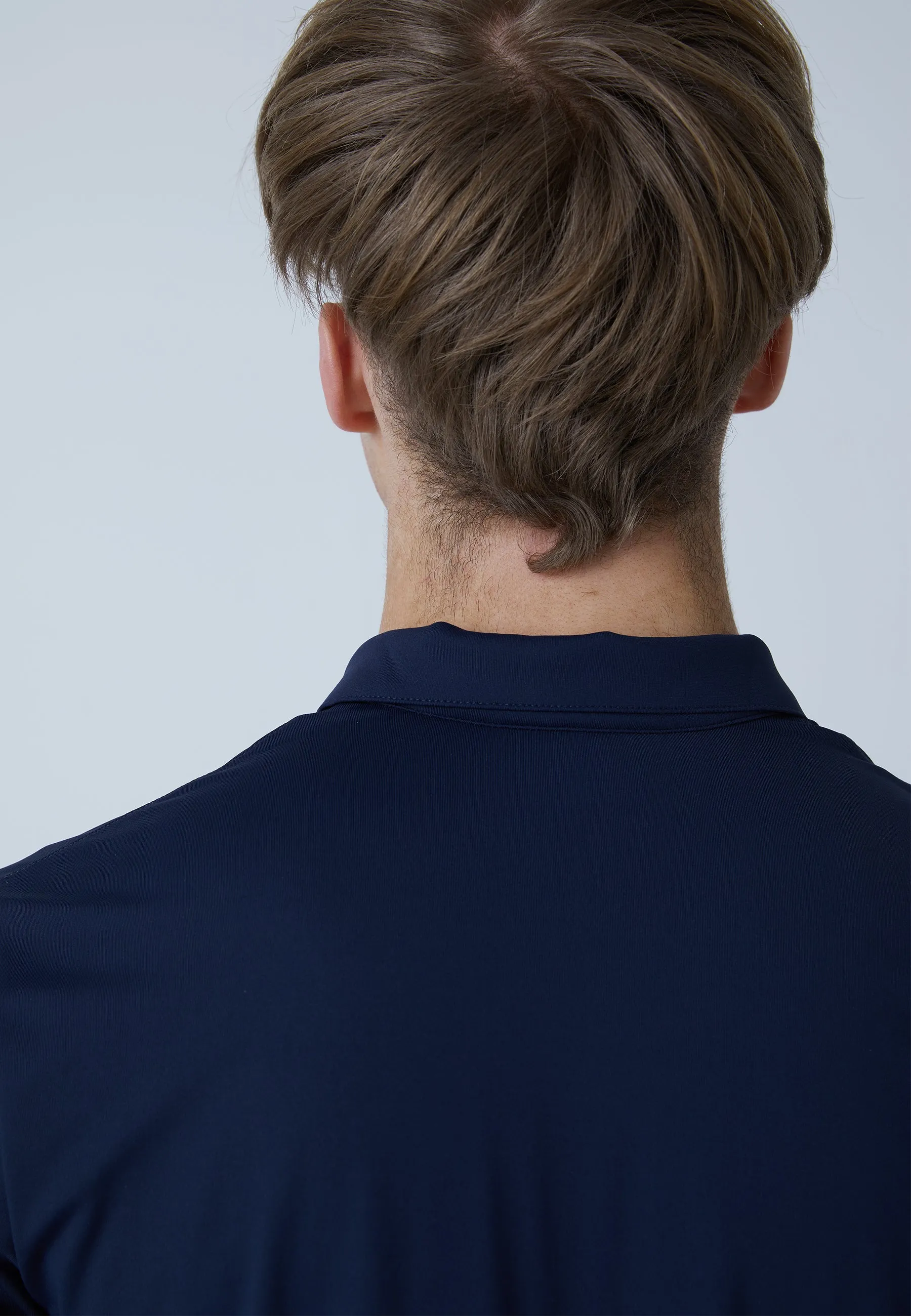 Men Tennis Polo Shirt, navy blue