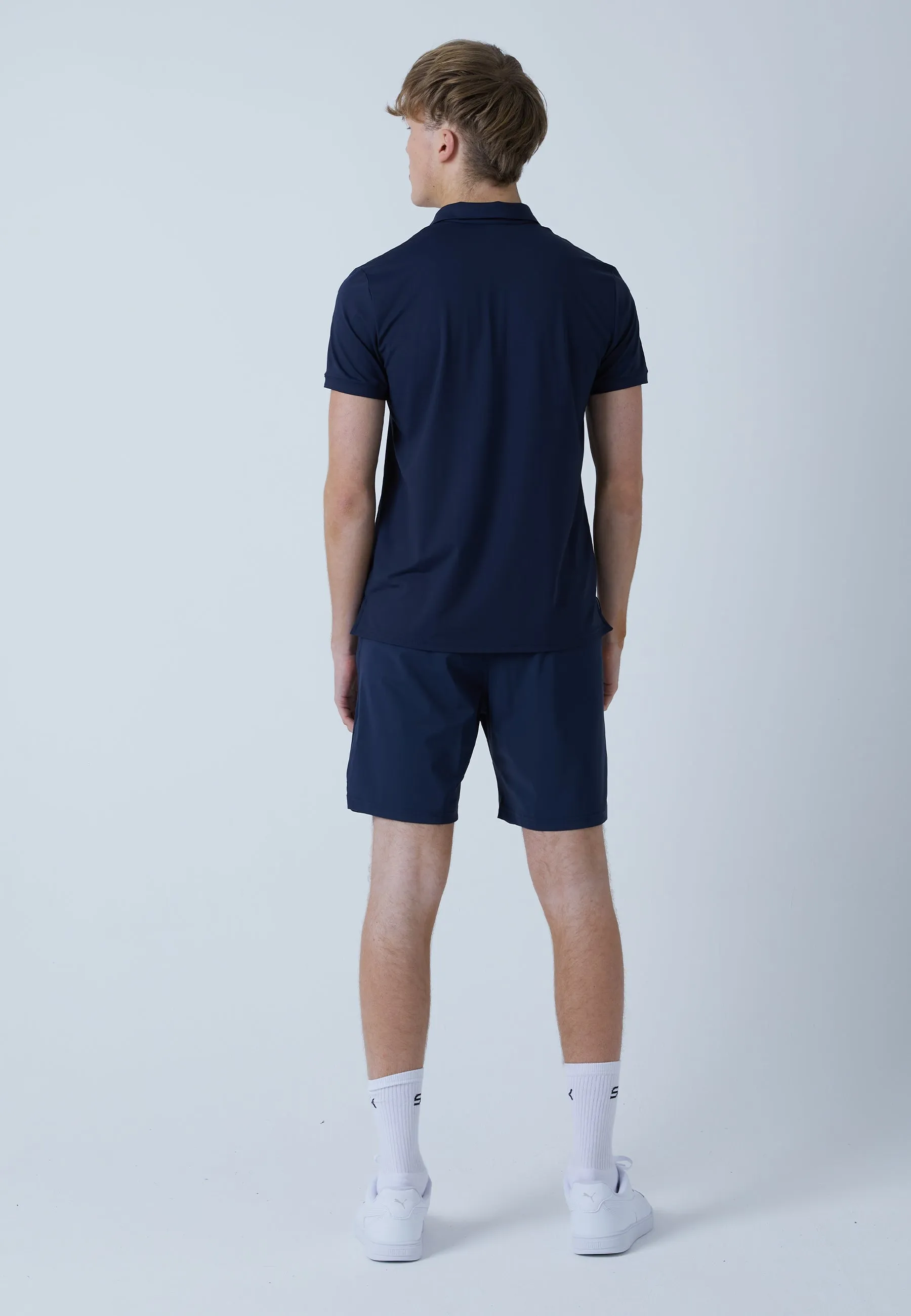 Men Tennis Polo Shirt, navy blue