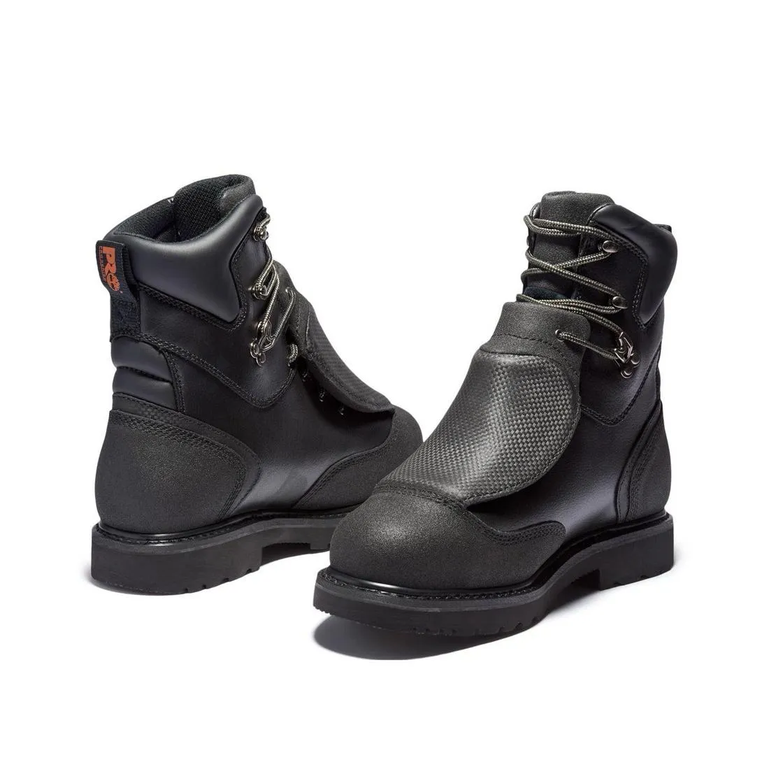 Met Guard 8 Inch Steel-Toe Waterproof Work Boot Black