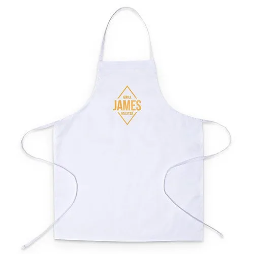 PERSONALIZED KITCHEN APRON - DIAMOND EMBLEM