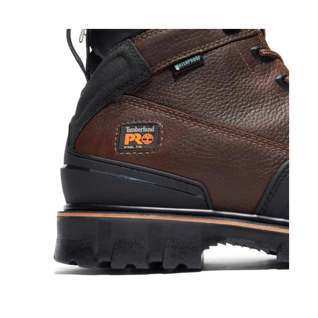 Rigmaster 6 Inch Steel-Toe Waterproof Work Boot Brown