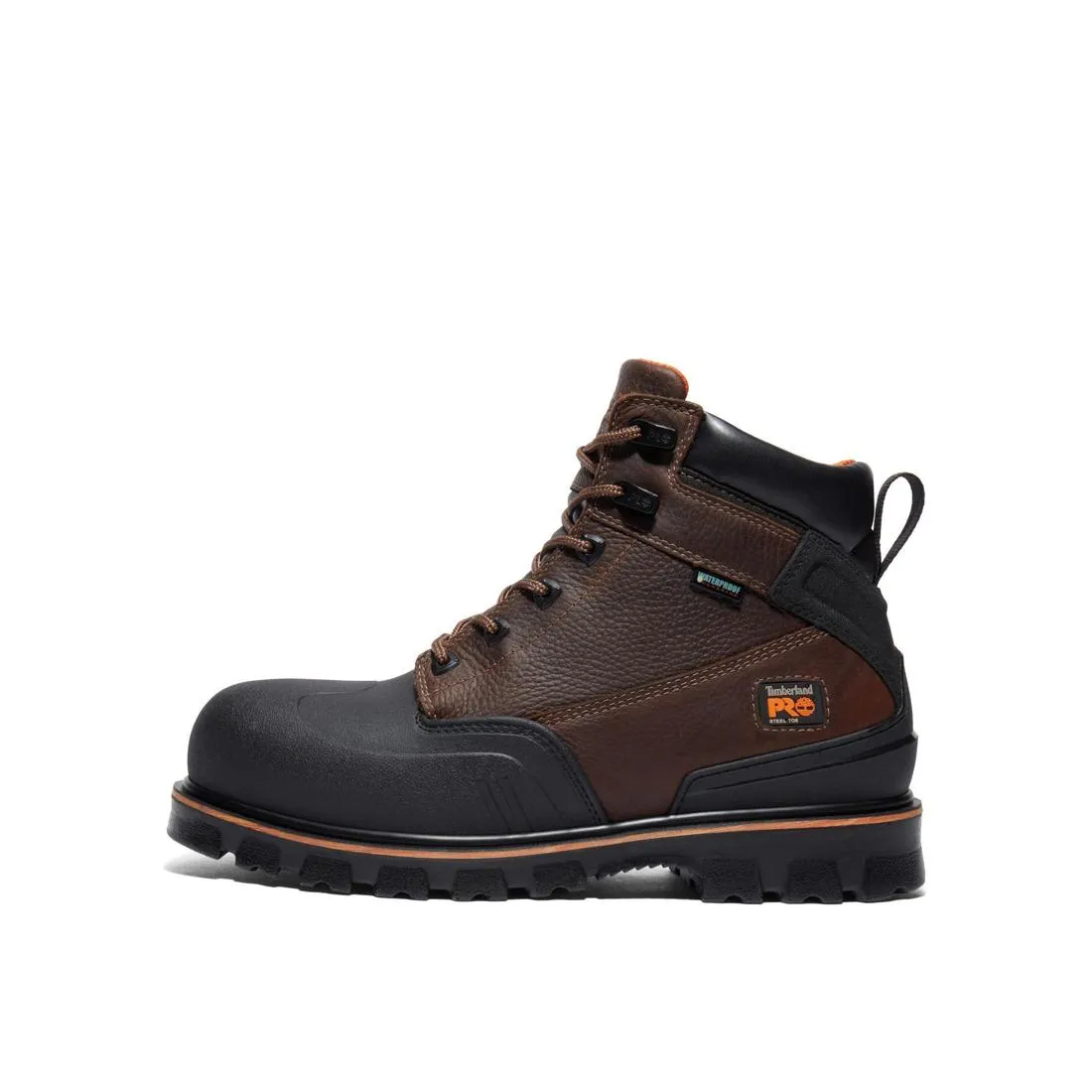 Rigmaster 6 Inch Steel-Toe Waterproof Work Boot Brown