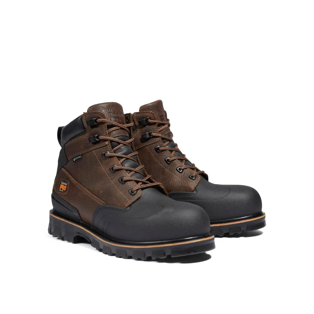 Rigmaster 6 Inch Steel-Toe Waterproof Work Boot Brown