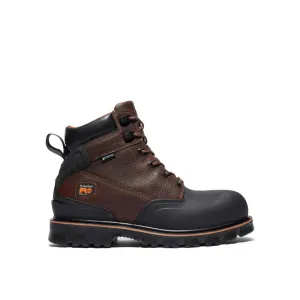 Rigmaster 6 Inch Steel-Toe Waterproof Work Boot Brown