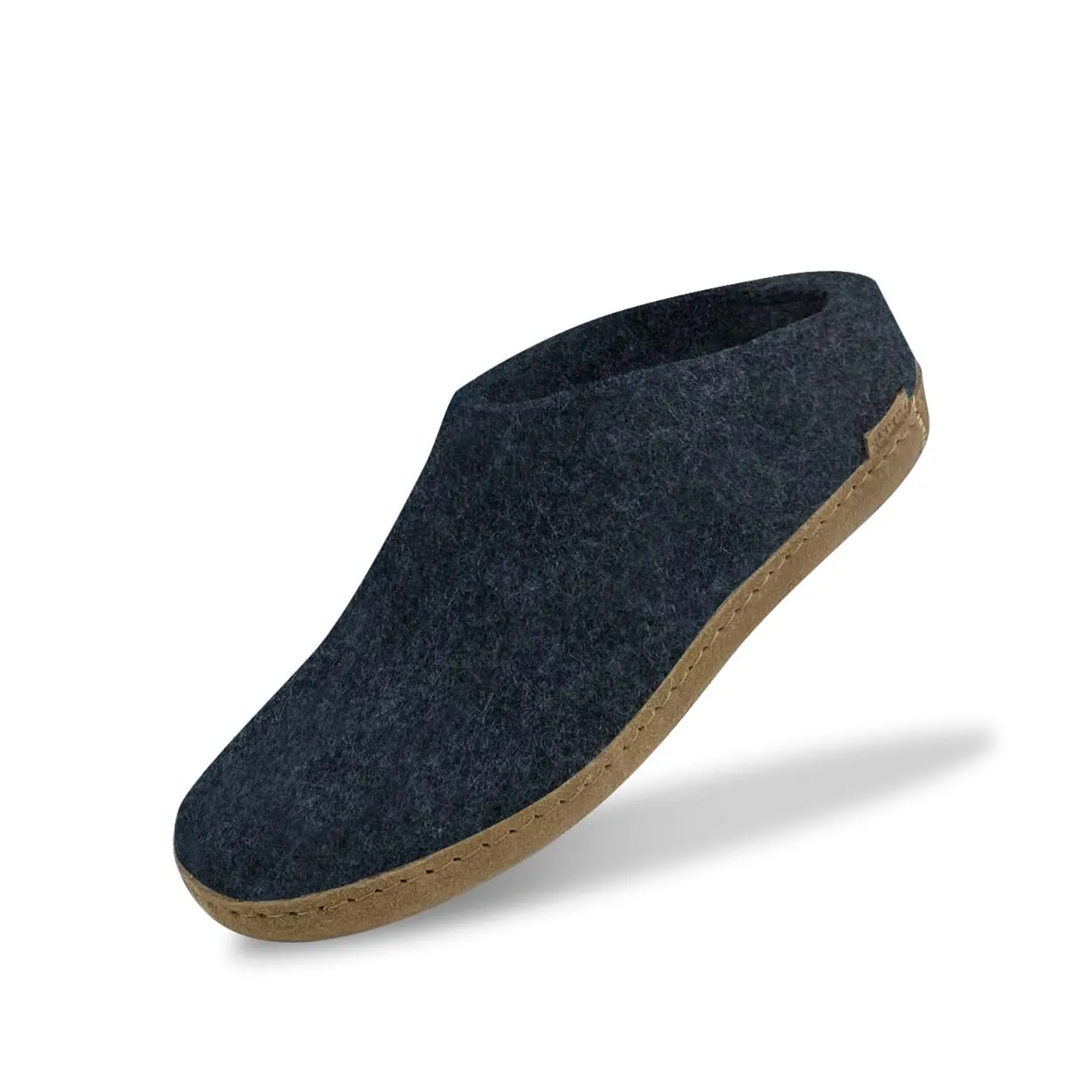 Slip-on with leather sole - Denim