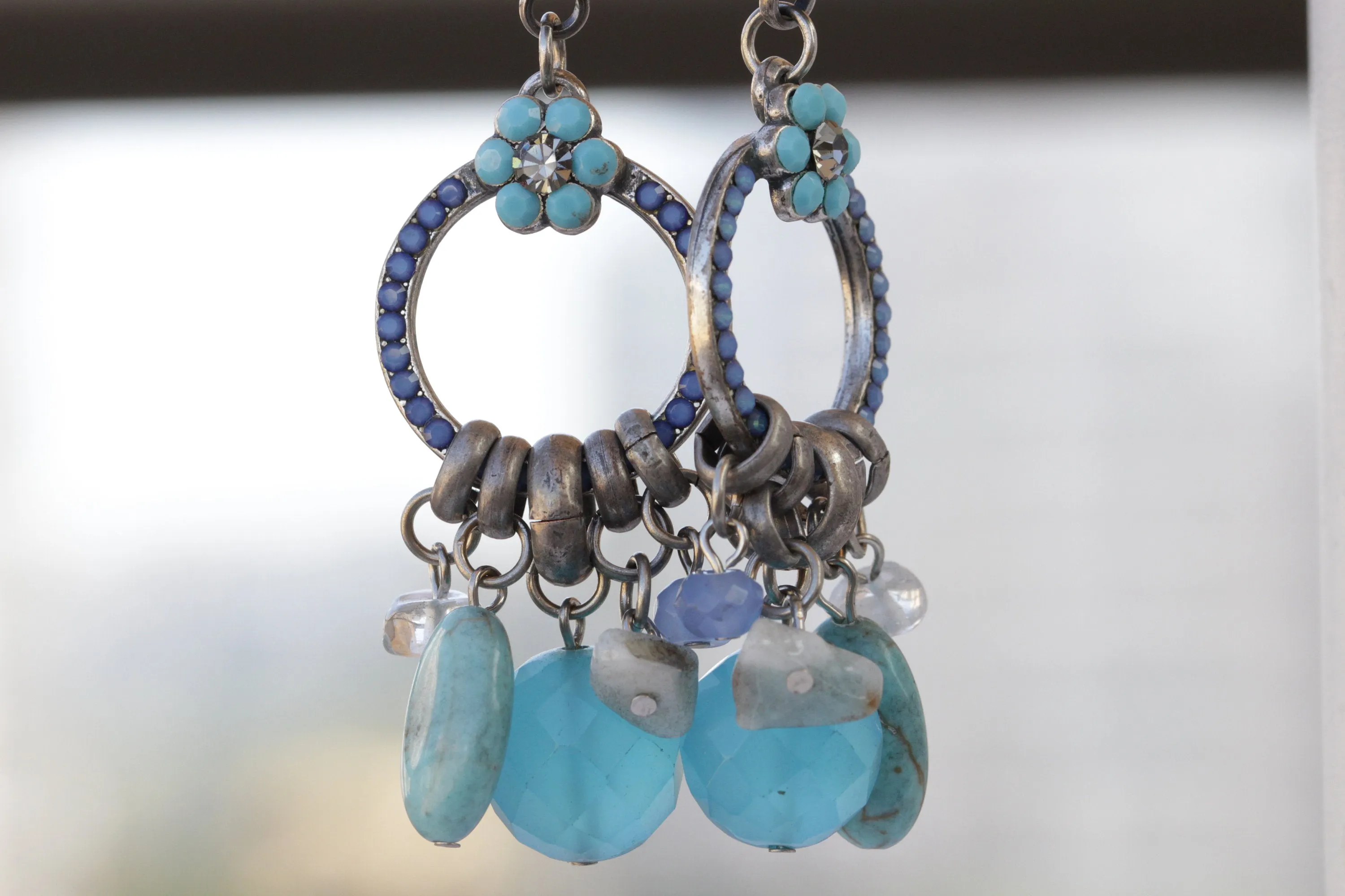 TURQUOISE BOHO EARRINGS