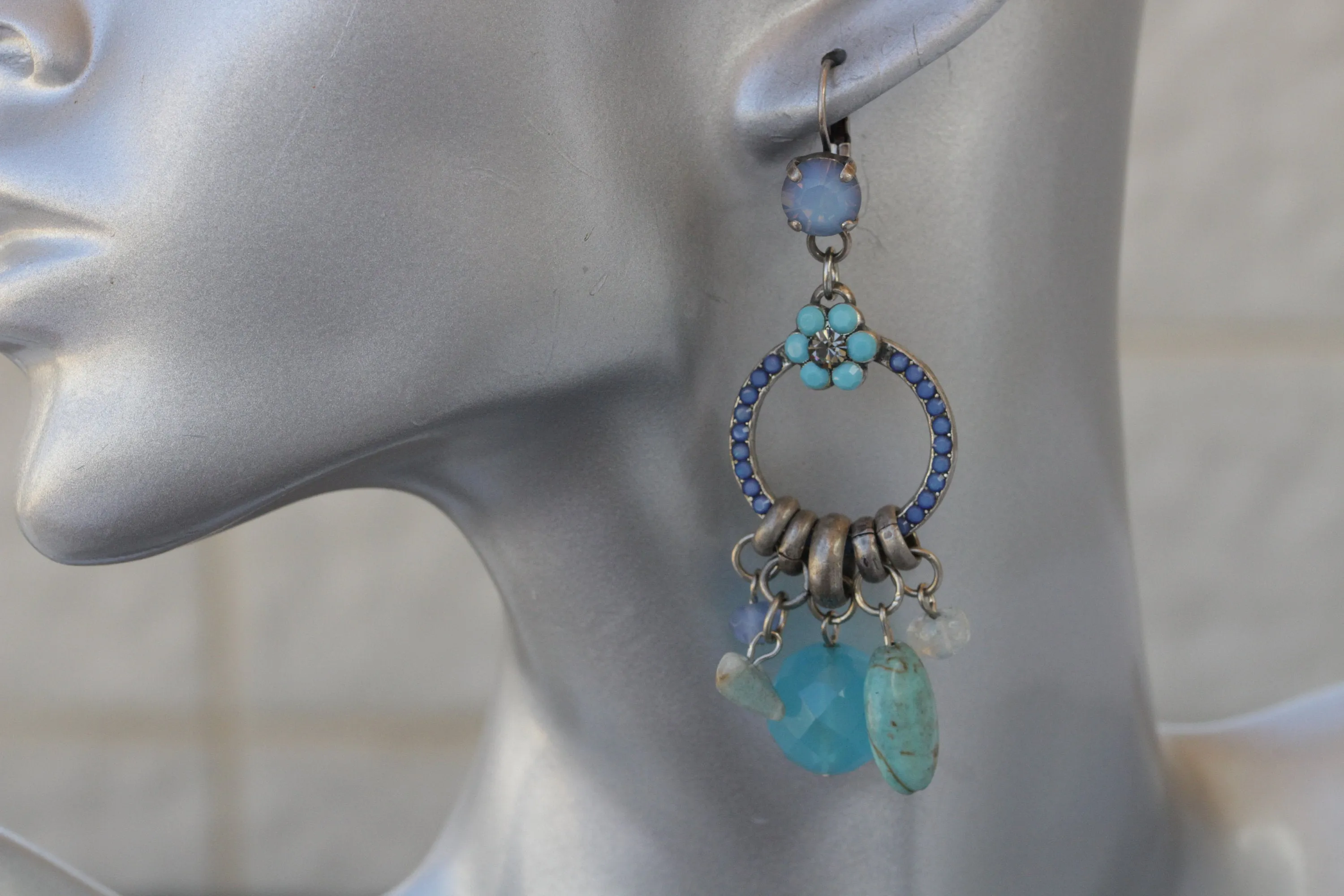 TURQUOISE BOHO EARRINGS