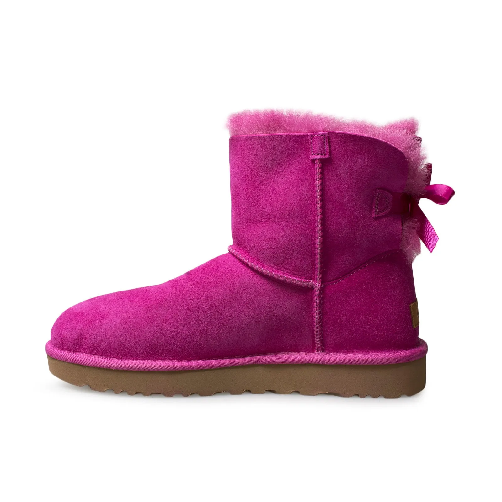 UGG Mini Bailey Bow II Fuchsia Boots - Women's