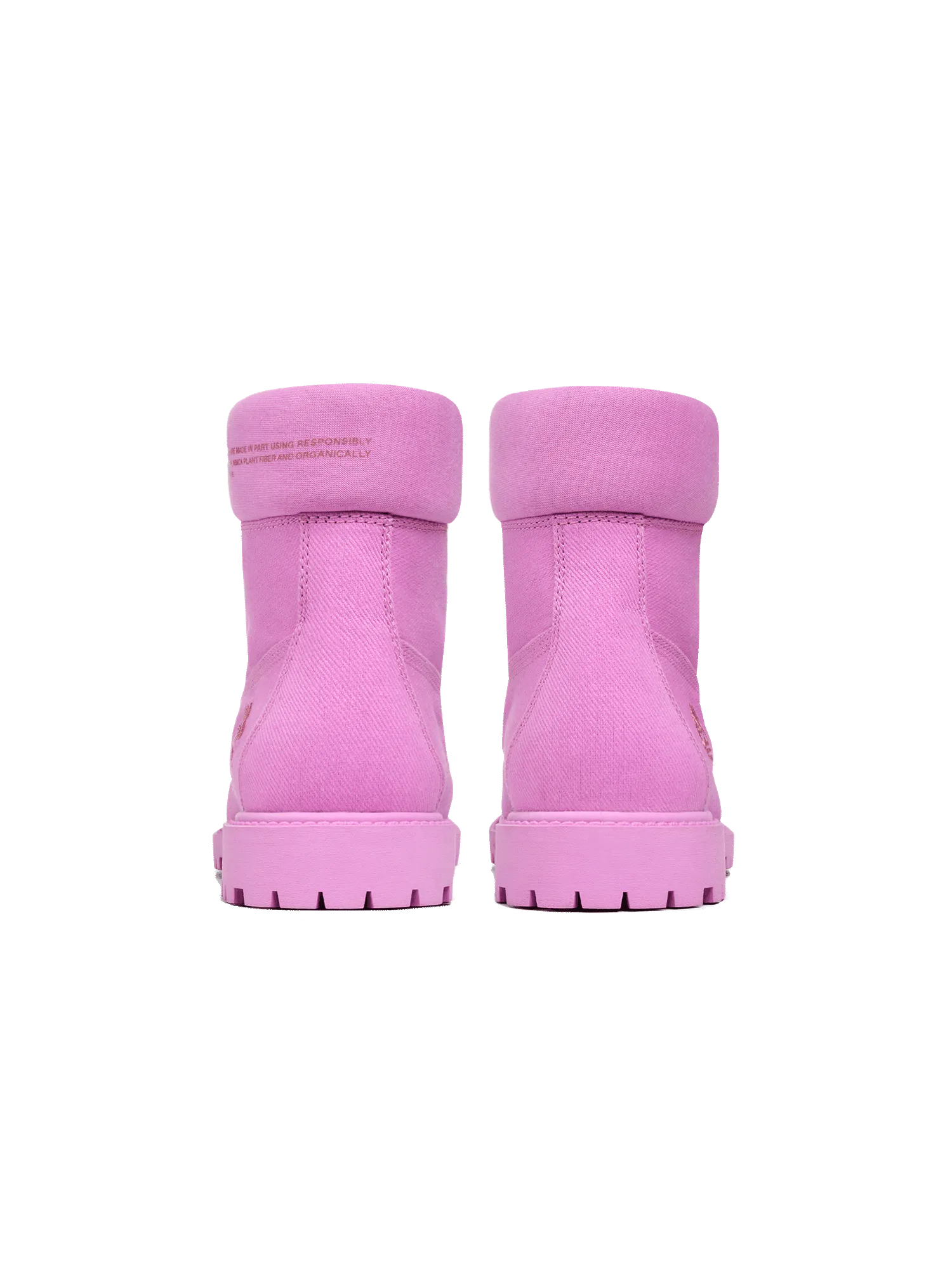 Women's Timberland x PANGAIA Boots—galaxy pink