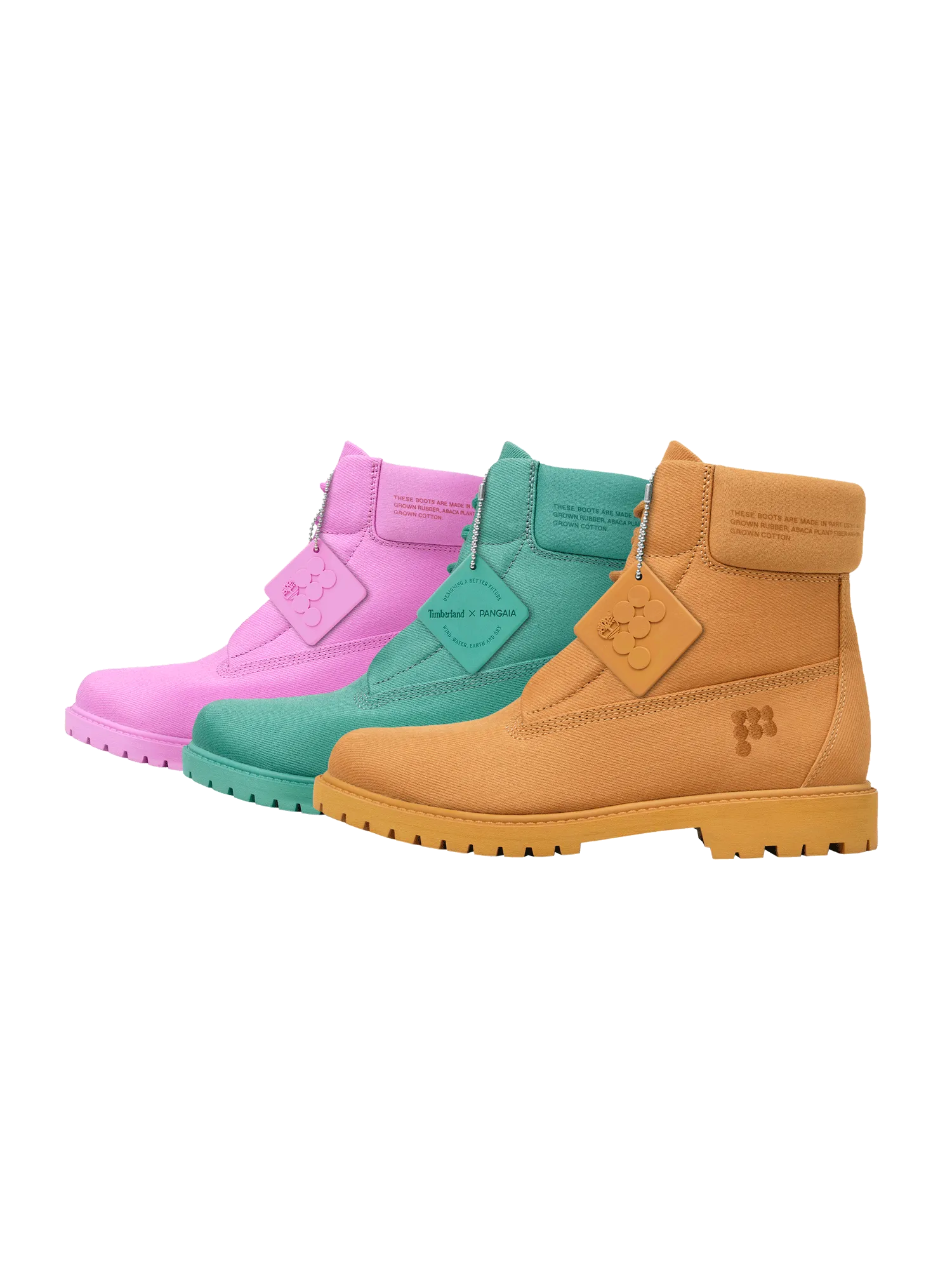 Women's Timberland x PANGAIA Boots—galaxy pink