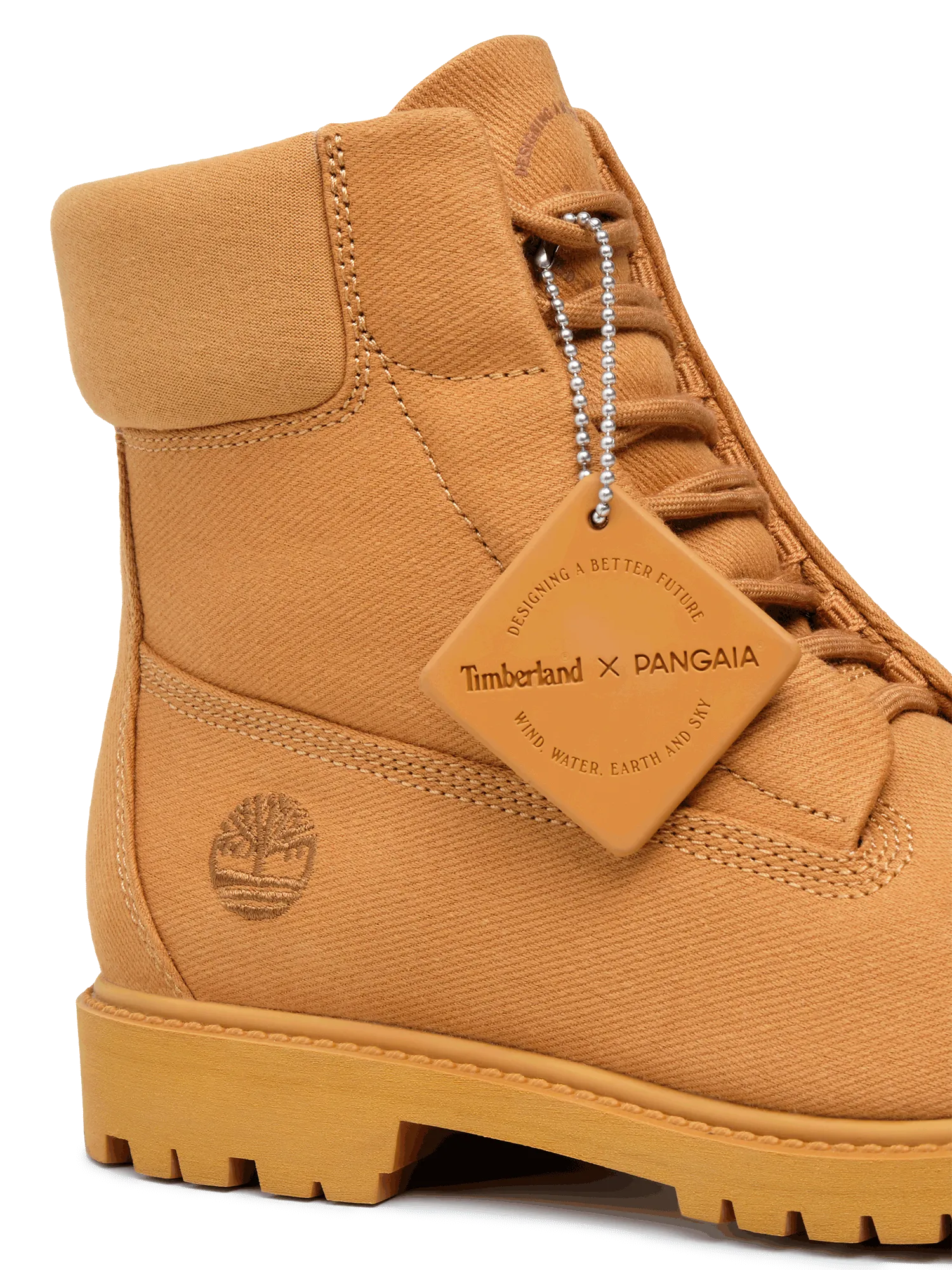 Women's Timberland x PANGAIA Boots—wheat